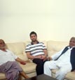 V. Hanumantha Rao Member of Parliament visited CK Jaffer Sharief Residence