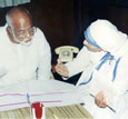  Ck Jaffer Sharief with Mother Thersa