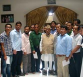 Ck Jaffer Sharief with North East People