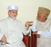 Janab C.K. Jaffer Sharief Former Union Railway Mininster with Dr. Tahir-Ul-Qadri