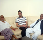 V. Hanumantha Rao Member of Parliament visited CK Jaffer Sharief Residence